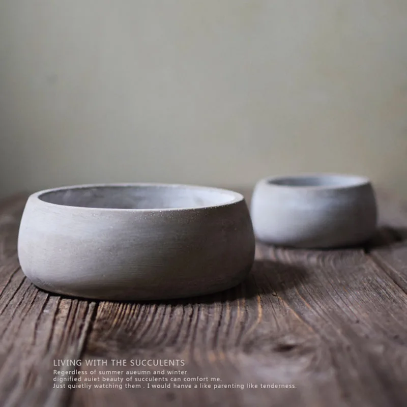 Большой размер круглая форма для бетона цветочный горшок силиконовая