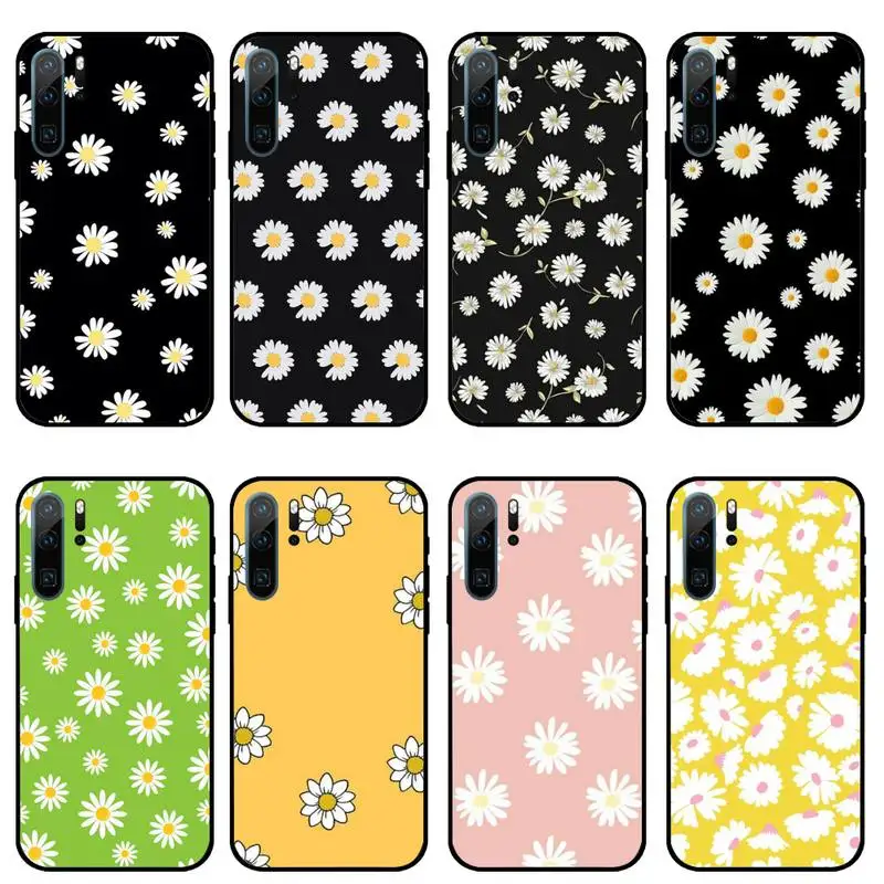 

wildflower daisy flowers pattern Phone Case For Huawei honor Mate P 10 20 30 40 i 9 8 pro x Lite smart 2019 nova 5t