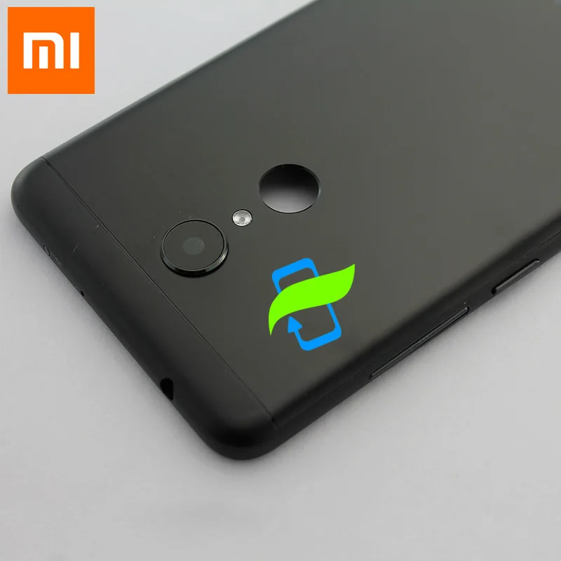 Оригинальная Задняя крышка батареи для Xiaomi Redmi 5 Redmi5 задняя крышка корпуса задняя дверь чехол для Redmi 5 Кнопки громкости питания+ объектив камеры