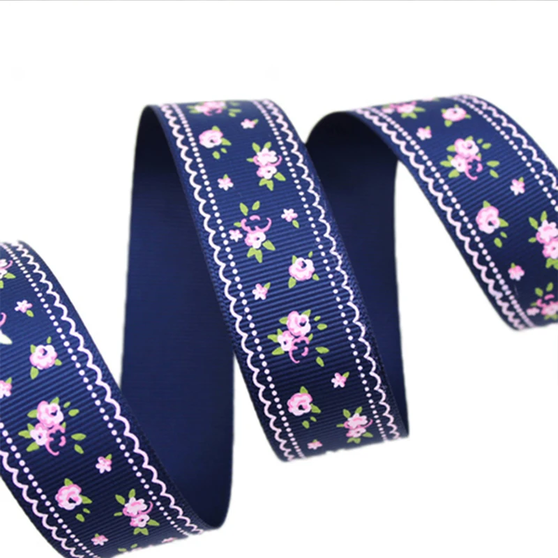 Детская Трехцветная Цветочная лента 25 мм украшения для волос сделай сам