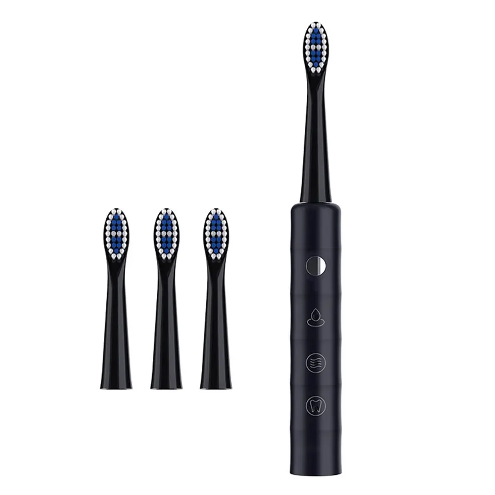 

Sonic Toothbrush Electric Adults Toothbrushes Rechargeable 4 Hours Charge Minimum 30 Days Use 6 Optional Modes 4 Brush Heads