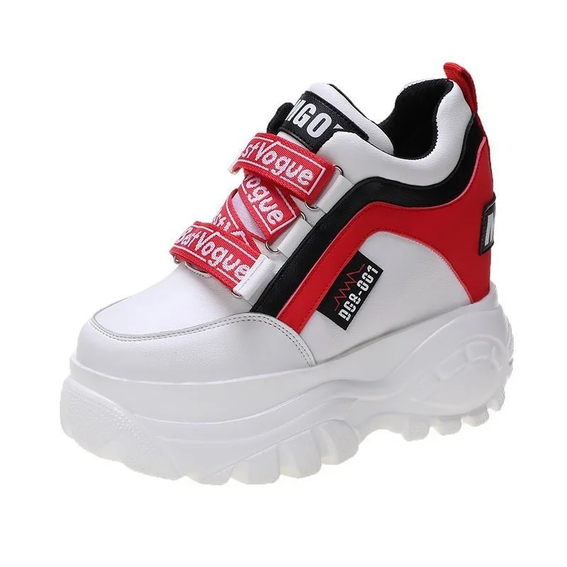 

Women Chunky Sneakers 2020 Fashion Platform Sneakers Ladies Brand Wedges Casual Shoes For Woman Leather Sports Dad Shoes