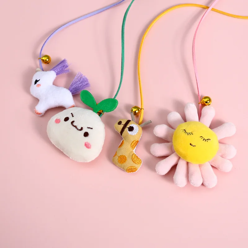 Кошка из мультфильма плюшевый колокольчик забавная кошка палка Единорог солнце