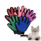 Перчатки для груминга кошек, перчатки для домашних питомцев, щетка для вычесывания шерсти домашних животных, расческа, перчатка для домашних питомцев, очищающая Массажная перчатка для животных