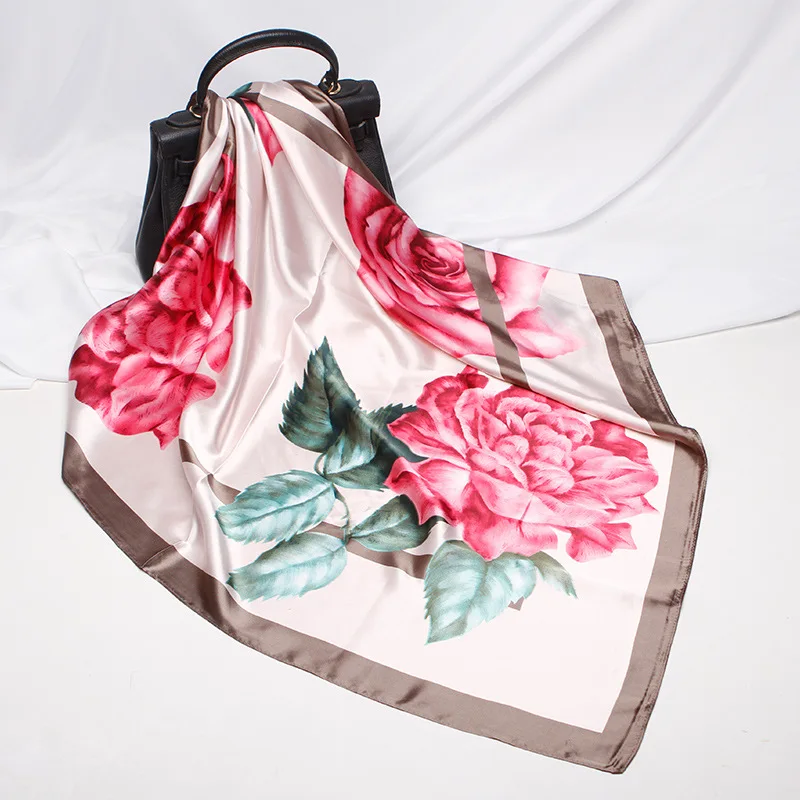 Женский квадратный шарф-хиджаб 90x90 см |