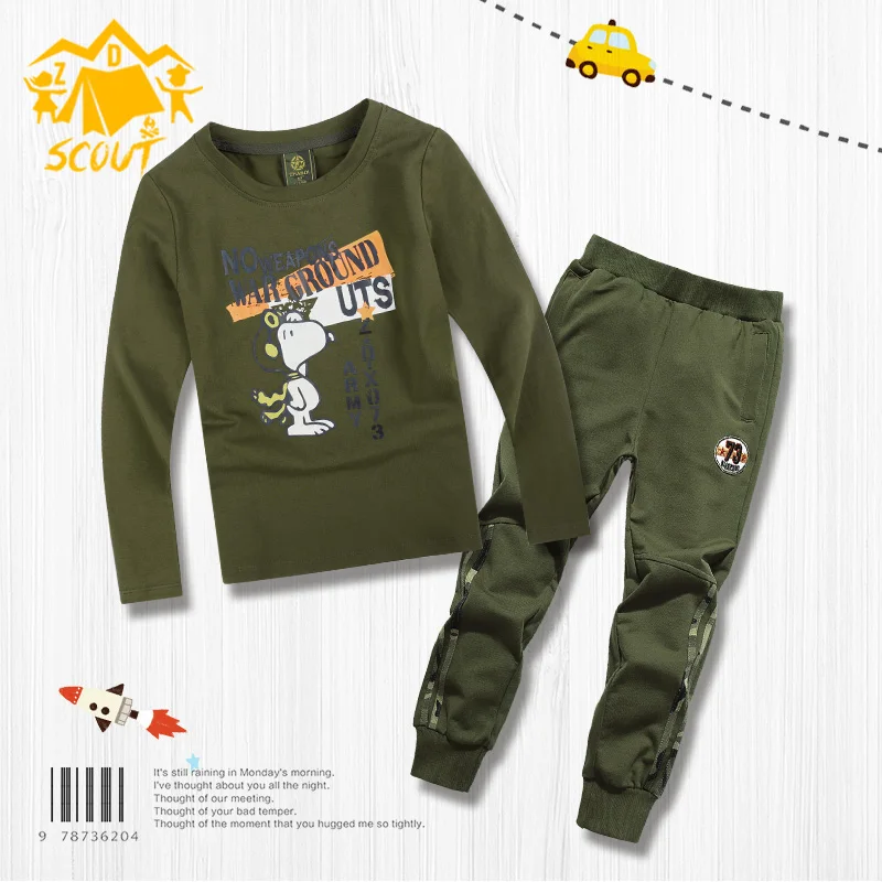 Детская одежда Одежда для мальчиков Камуфляжный бренд красивая рубашка с