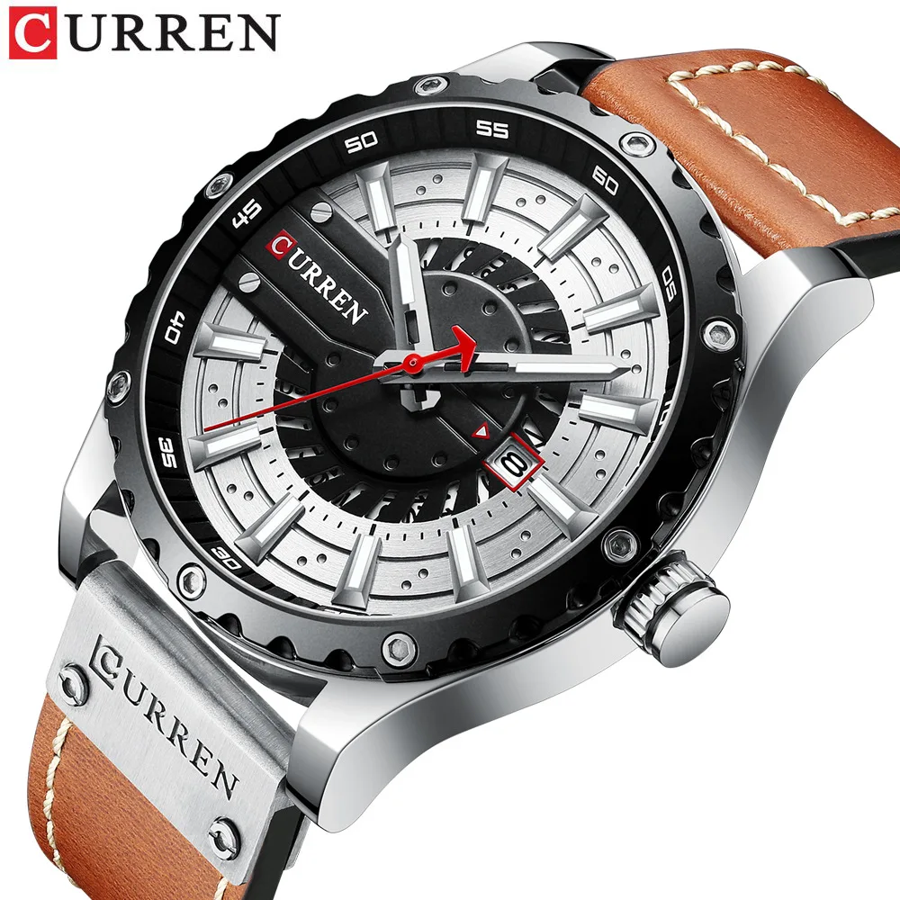 

Men's Watch Waterproof Quartz Leather-Belt Watch Business Calendar Men's Watch Unique Watch Casual Fashion Watch Sports Watch