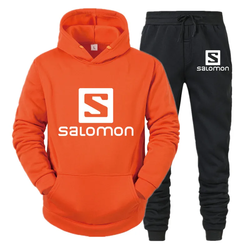 

Men's Sets Brand Sportswe Winter 2 Piece Sets Men's Clothes Hoodies+Pants Sets Male Streetswear Coa