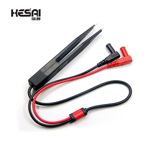 Испытательные выводы SMD SMT, компоненты чипа LCR, инструмент для тестирования, мультиметр, тестер, зажим, измеритель, ручка, зонд, пинцет, сопротивление конденсатора