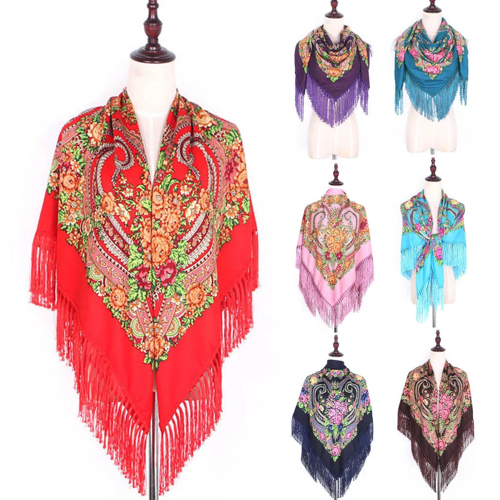 Женская теплая длинная шаль Цветные Шарфы повседневные шарфы двойная клетчатая