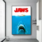 Постеры и картины с изображениями акул на холсте, фильм триллер