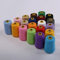 3000 yards orange industrial overlock sewing machine polyester thread sewing line 19color