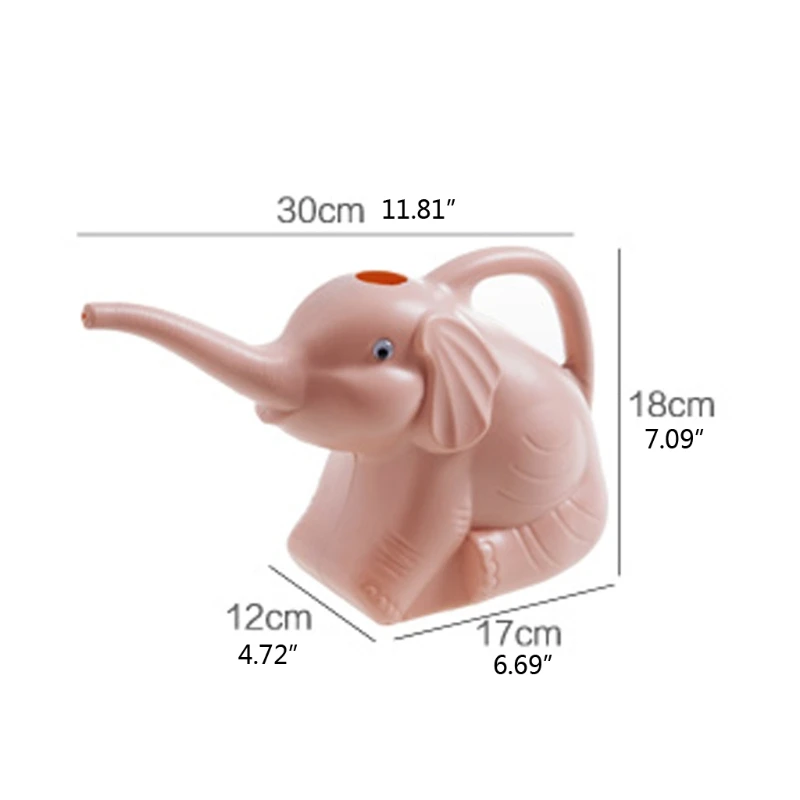 

Outdoor Elephant Watering Can Home Patio Lawn Gardening Plant Outdoor Cute Cartoon Plastic Gardening Potted Small Watering LX0C