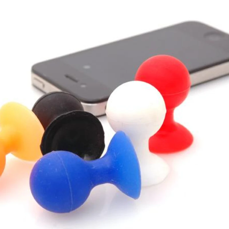 3pcs  Rubber Octopus Sucker Ball Stand Holder for iPod iPhone Samsung iPhone,tablet pc,Cup Holder Sucker Stand For Mobile Phones