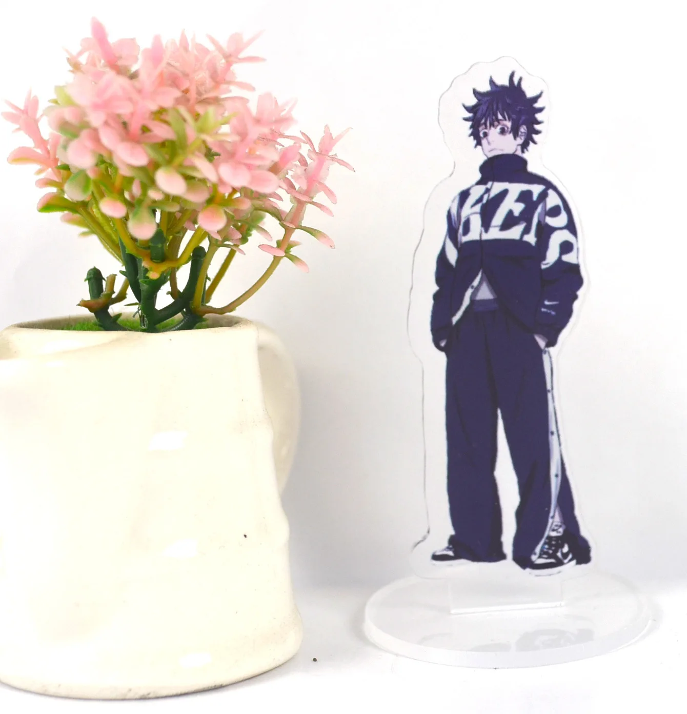 

Hot Anime Jujutsu Kaisen New Gojo Satoru Fushiguro Megumi Acrylic Figure Bl Stand Model Plate Cartoon Desk Decorbirthday Present
