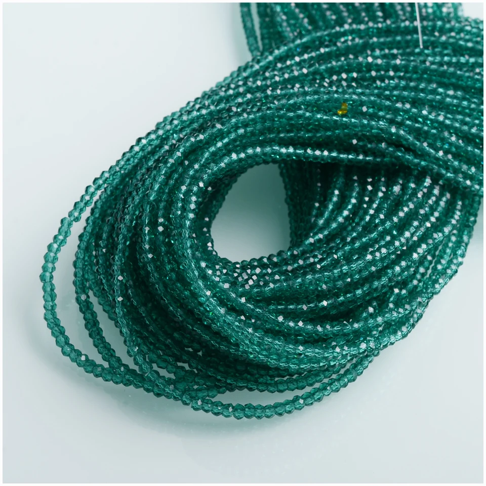 JuleeCrystal 2 мм 3 стеклянные бусины в форме Рондель оптовая продажа чешские