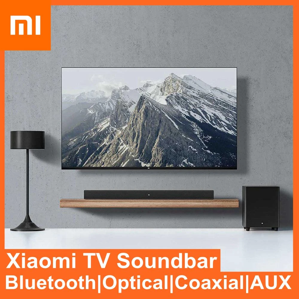 Xiaomi Mi TV Саундбар кинотеатр версия 100 Вт домашний Bluetooth 5 0 Беспроводной Оптический