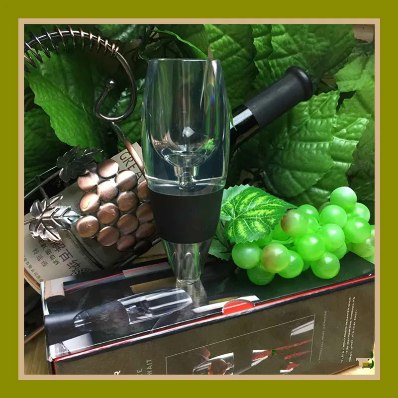 Wine Plastic Pourer Acrylic Mini Decanter Red Wine Aerator Magic Decanter Red Wine Barware Wine Separator Bar Supplies AT124