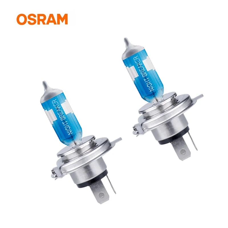 Лампа Ксеноновая OSRAM 12V H4 Night breaker лазерной следующего поколения + 150% Яркость