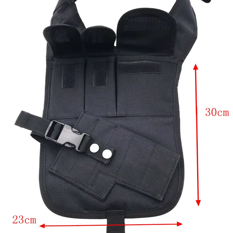 

Tactical Deluxe Hidden Hiking Under Shoulder Helmet Single Shoulder Bag with Extra Hunting Bag of Hunting Gun Accessory