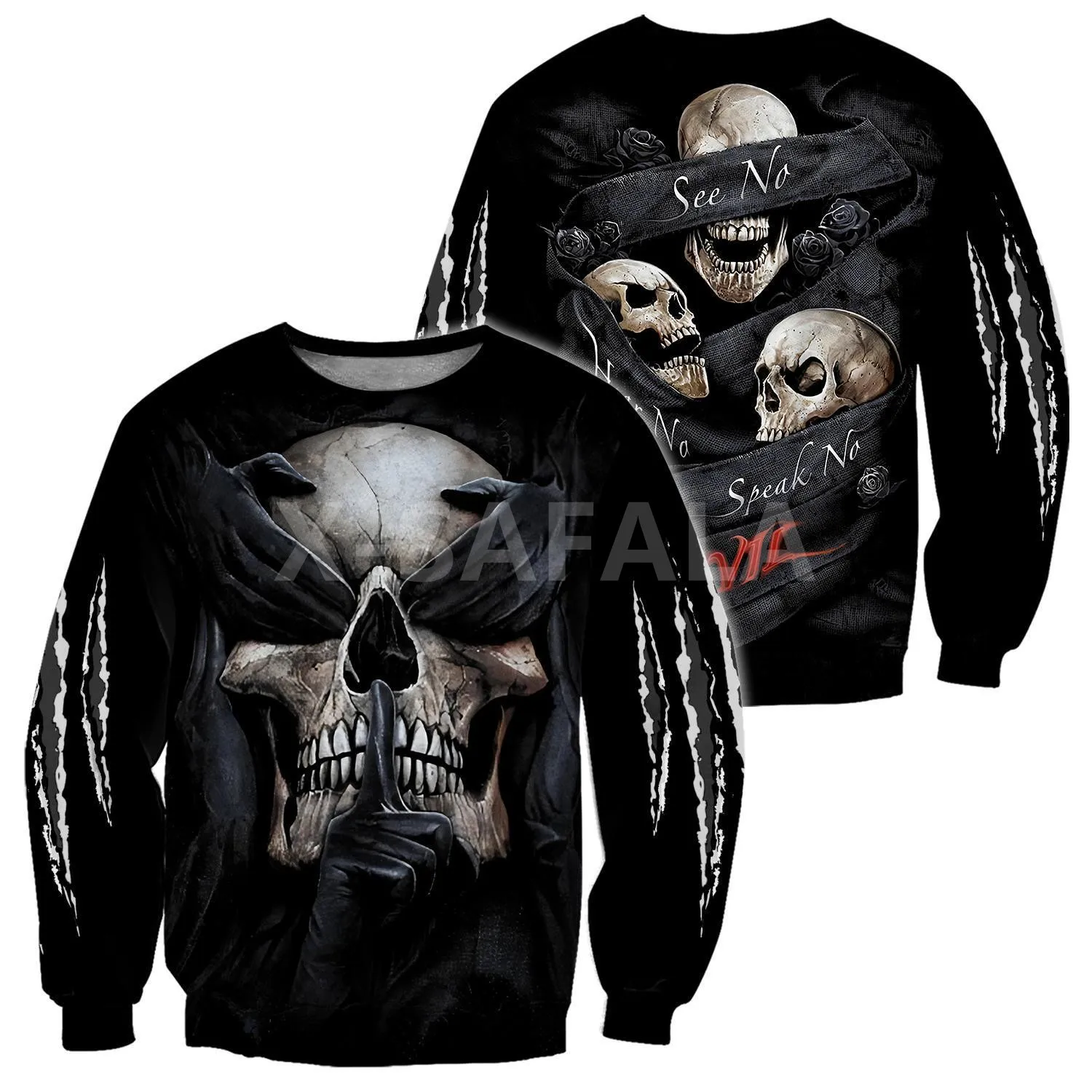 

Satanic Skull Viking Trippy 3D Print Size XS-7XL Hoodie Man Women Harajuku Outwear Zipper Pullover Sweatshirt Casual Unisex-29