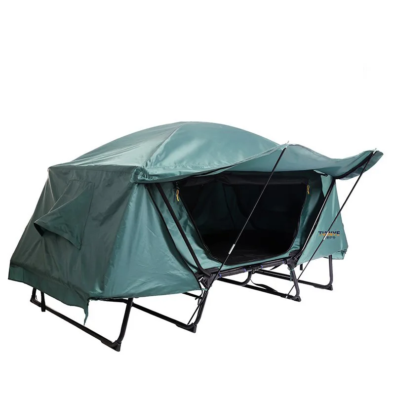 

Single Person Camping Off-Ground Tent With Folding Bed Outdoor Waterproof and Cold-Proof Camping Equipment