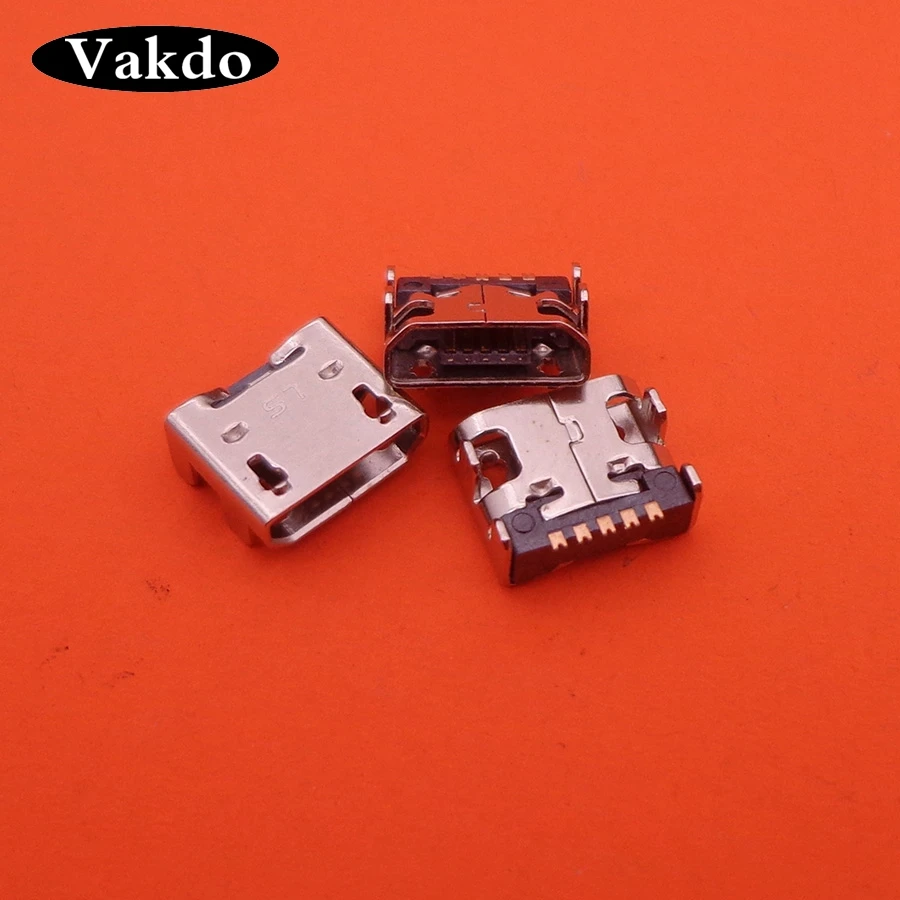 100pcs For LG E400 E610 P700 P705 P880 L7 F180 LF200-F160LV L9 Google nexus4 micro mini usb connector Jack socket charging port | Мобильные