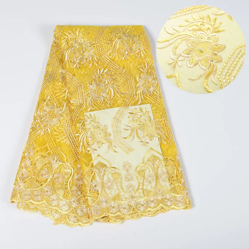 Новое поступление африканская кружевная ткань с вышивкой высокое качество