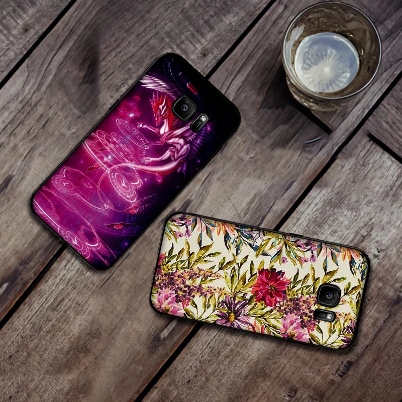 Милый чехол из мягкого силикона с пенящимся изображением для Samsung Galaxy S6 S8 Edge S7 S9 Plus S10 S10E Note 9 8.