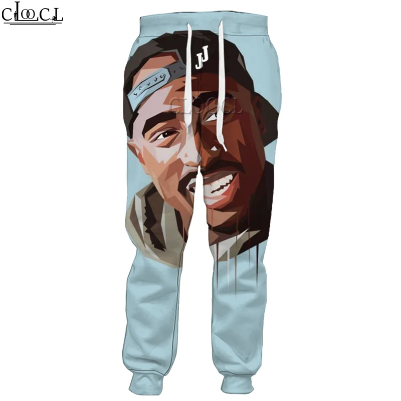 Модные повседневные брюки HX Rapper Amaru Shakur 2pac Tupac с 3D принтом мужские и женские