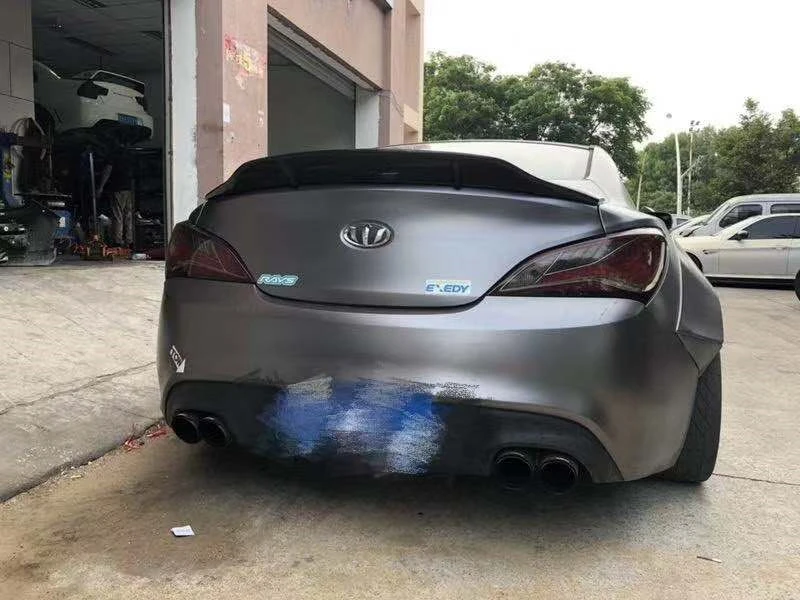 Для hyundai Genesis Coupe спойлер из углеродного волокна/FRP праймер хвост r-тип спойлер, аксессуары 2009-2012 год