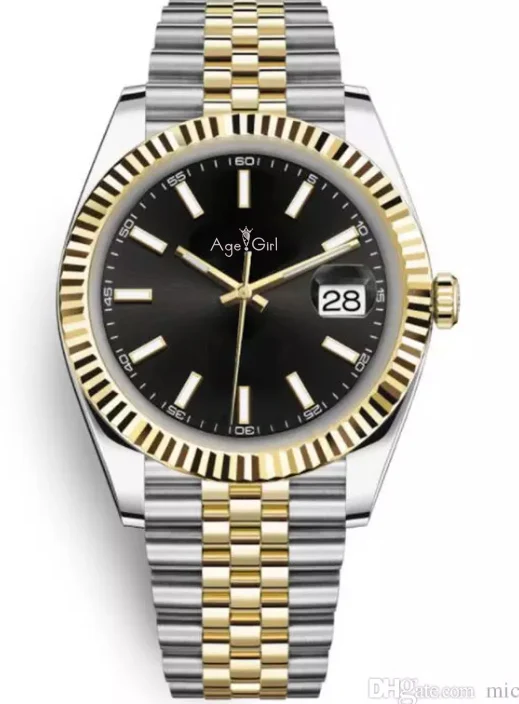 4 Роскошные брендовые Новые Мужские автоматические механические часы Datejust из нержавеющей стали сапфировые серебряные розовое золото Римский зеленый синий серый часы 41 мм - Цвет: 4