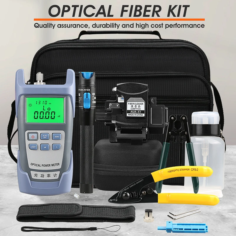 15 шт./компл. фтит с новым волоконно оптическим резаком и 5 км Визуальный