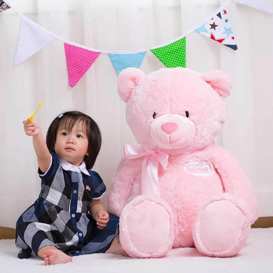 Джамбо только потому что мой первый плюшевый розовый/синий медведь 40 дюймов