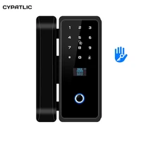 bluetooth ttlock app glass door lock biometric fingerprint lock electric digital lock frame glass door lock wooden door lock nfc