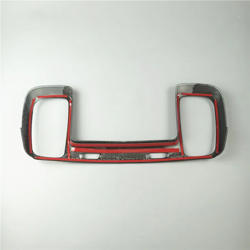 

Car Styling Center Console Air Outlet Frame Decoration Cover Trim For Mercedes Benz GLE GLS 2016-2019 Carbon Fiber Color
