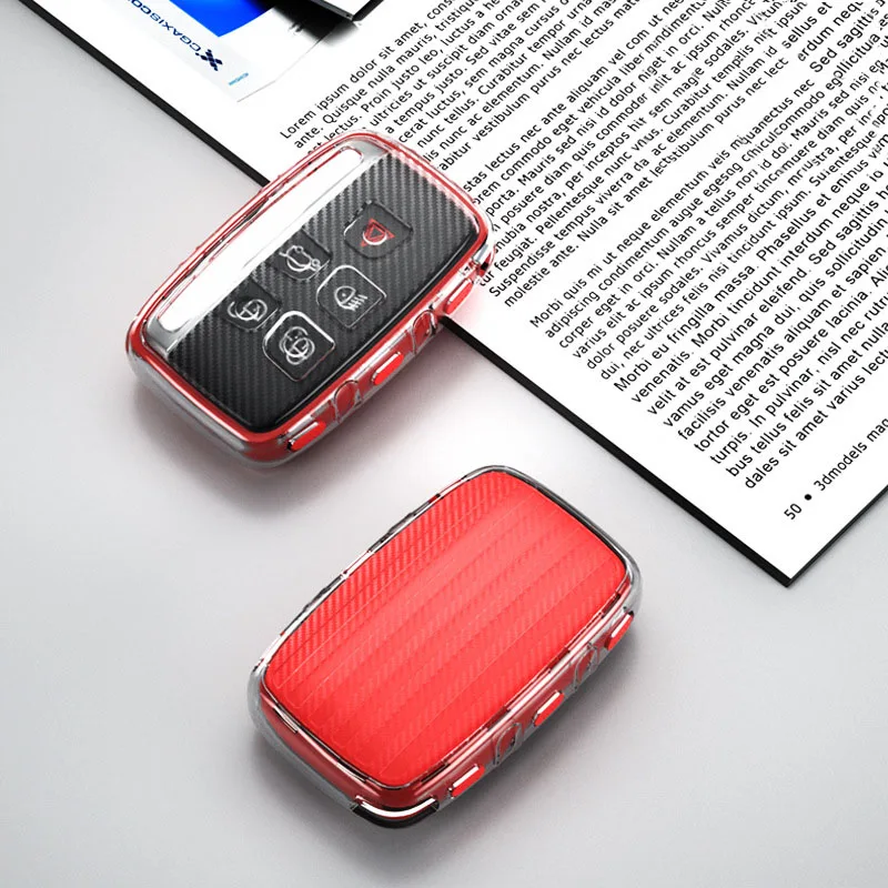 

Car Key Case Cover for Land rover Discovery 4 Sport 2020 Evoque Freelander For Jaguar XF XE XJ 2019 2020 Key Accessories TPU
