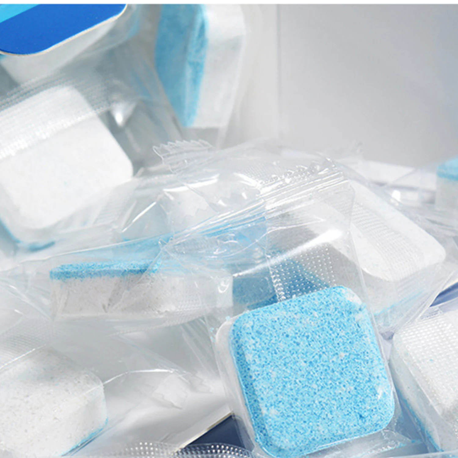 Шипучие таблетки для мытья посудомоечной машины Глубокая очистка удаление