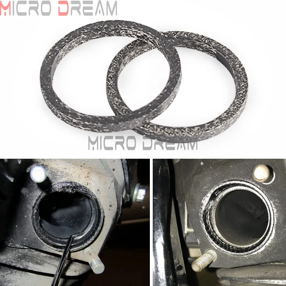 Сферический выпускной порт графитовое уплотнительное кольцо для Harley 1986-Up S Port ster