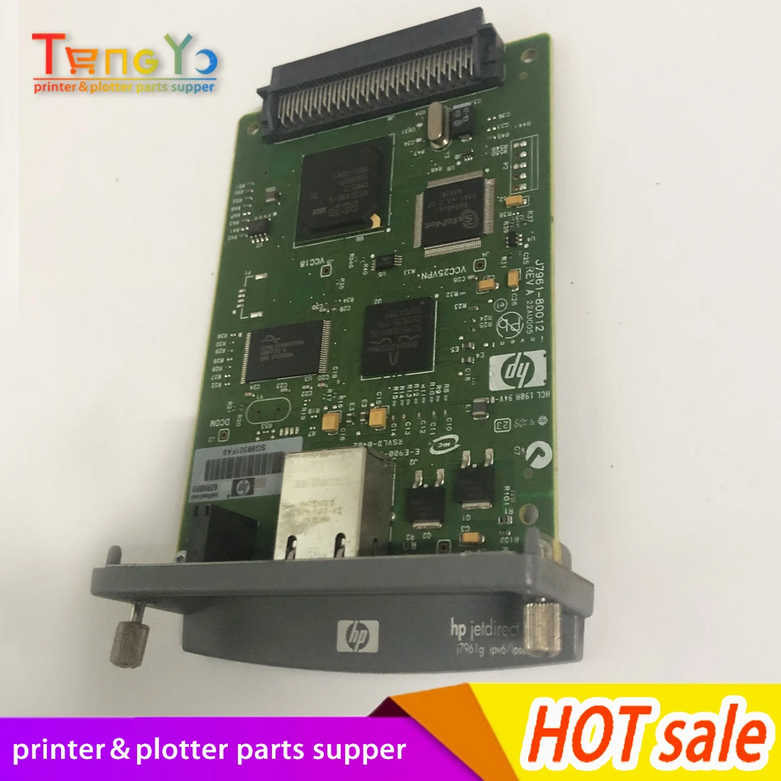 JetDirect 635N J7961G Бесплатная доставка 90% новая Оригинальная сетевая карта для сервера