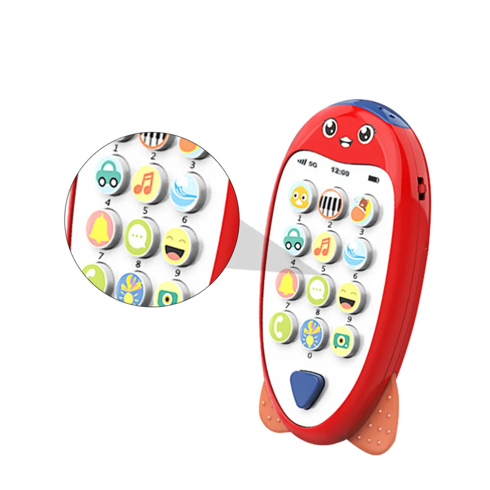 

1pc Imitation Phone Washable Toddler Educational Projection Phone