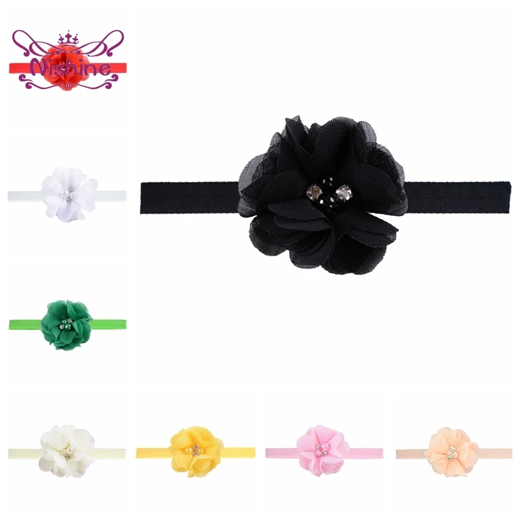 

Повязка на голову Nishine для девочек, 6 см, эластичная, однотонная