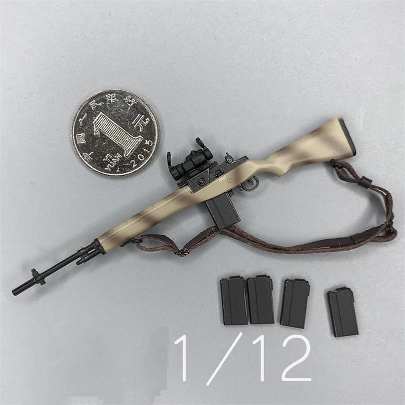 

Модель оружия снайпера M14 в масштабе 1:12 crazyфигурка LW006 Black Hawk для обычной коллекции фигурок кукол 6 дюймов