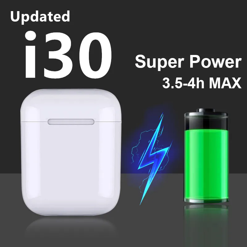 TWS i30 1:1 PK беспроводные наушники Bluetooth наушники PK M& J i7s i9s i10 i12 i14 i13 TWS наушники для мобильных телефонов