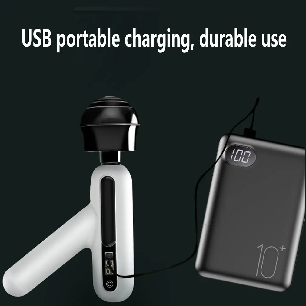 

Fascia Massage Gun Muscle Pain Relief Therapy Massager Relaxation Body Slimming High Frequency Portable Device For Gym Home