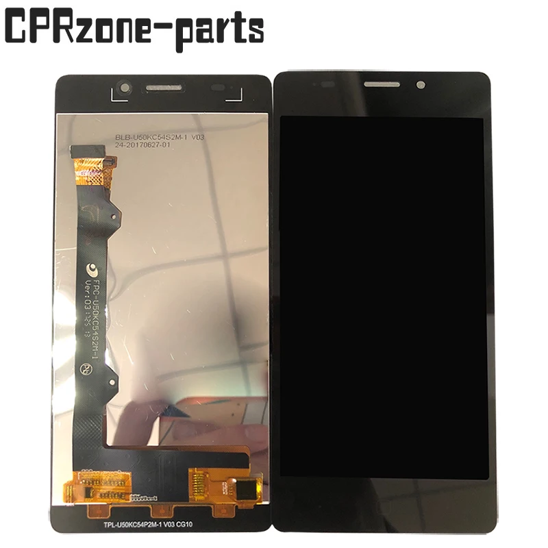 

5.0" Black For Vernee Thor E LCD Display With Touch Screen Digitizer sensor panel Assembly