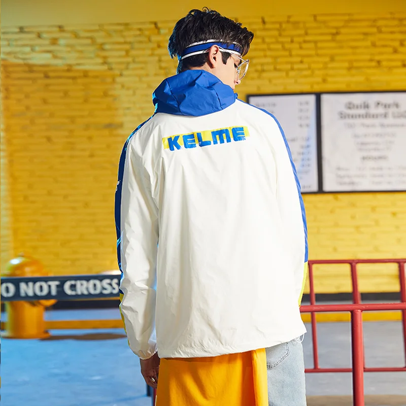 Мужская спортивная одежда KELME ветрозащитная куртка для бега футбольных