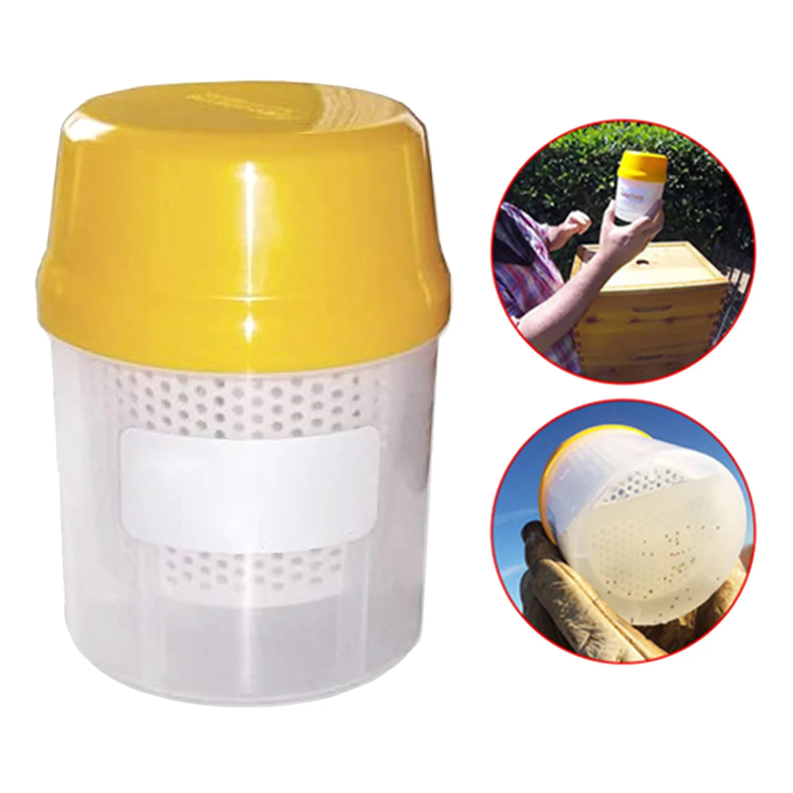 Пластиковый для пчеловодства прозрачный шейкер клещей бутылка тестирования