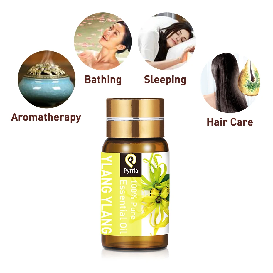 Эфирные масла пирла 5 мл на Ylang и уход за волосами ароматерапия увлажнитель массаж
