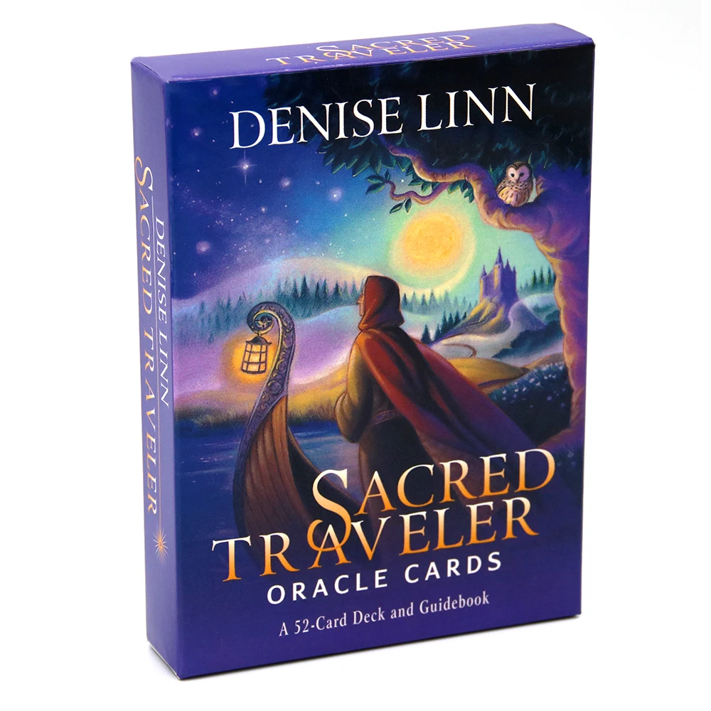 Sacred traveller Oracle Cards A 52-Card Deck and Guidebook nstructions For Family Board Games guidation Divination Fate Playi | Игрушки и